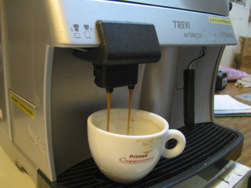 Чистка и ремонт кофемашины -saeco-trevi-